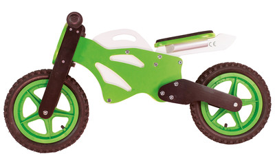 Lauflernrad Superbike grün