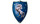 Ritterschild Einhorn blau