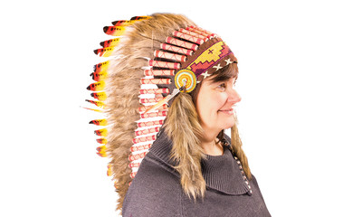 Indian headdress 90 cm