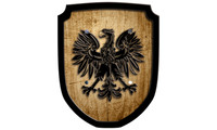 Wappenschild Adler natur