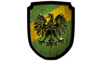 Wappenschild Adler grün