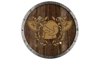 Round shield viking Thrall