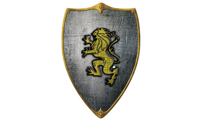 Knight buckler - lion