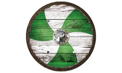 Wikingerschild Seemann grün