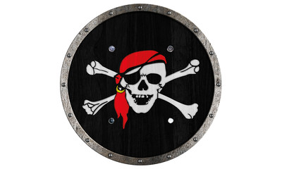 Round shield pirate
