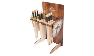 Holzspielerei - Display für Schwerter