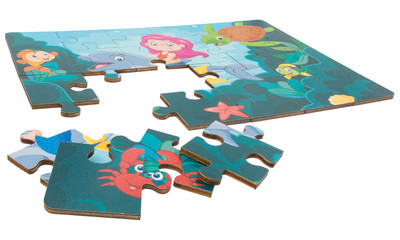 Wooden puzzle Mermaid - 24 parts