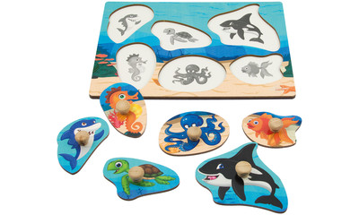 Grip puzzle marine animals 1