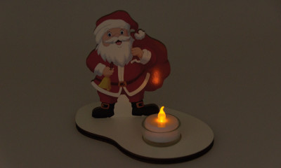 Christmas deco - Santa Claus with LED
