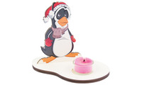 Christmas deco - Penguin with candle