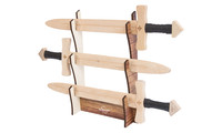 Holzspielerei - Display Schwertständer 3-Fach