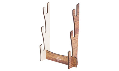 Holzspielerei - Display Schwertständer 3-Fach dunkel