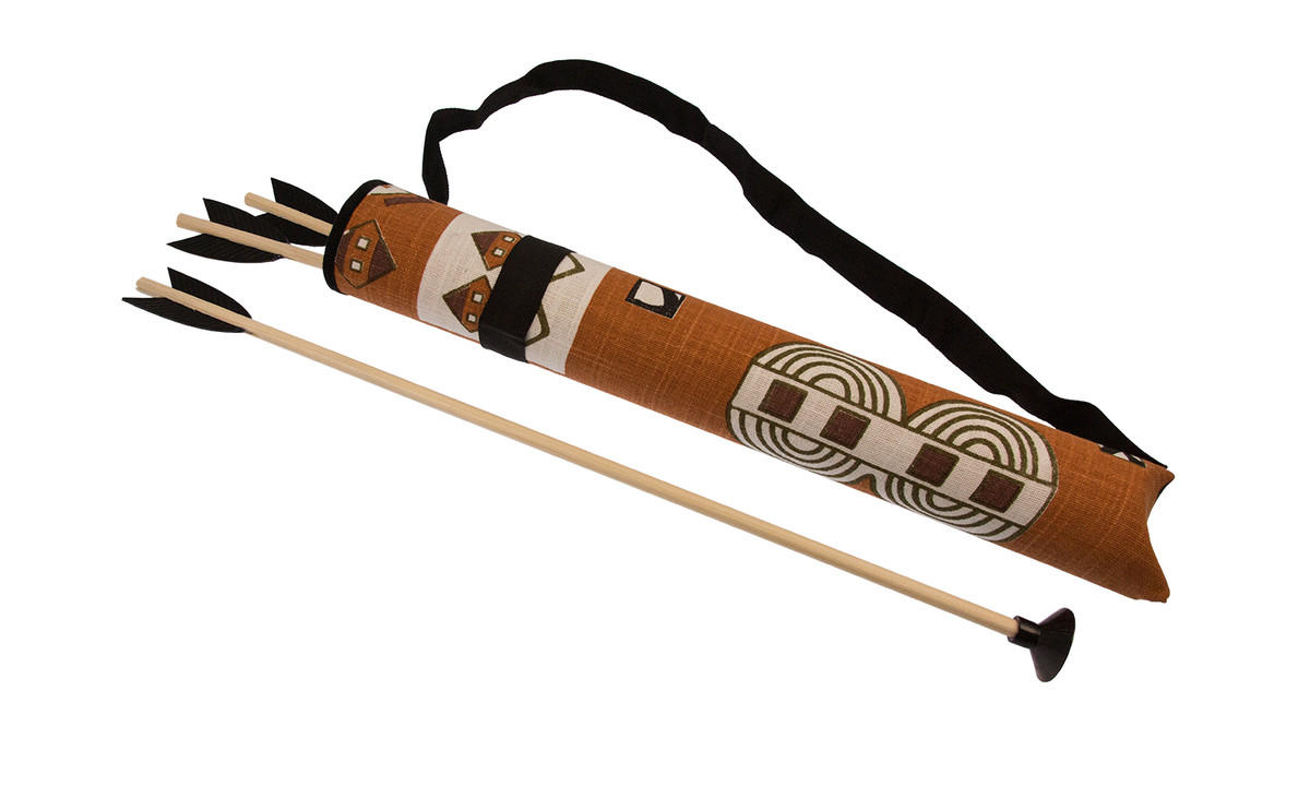 Shoulder Back Quiver Bow Leather Arrow He then "stormed out of the roo...
