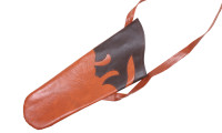 Brown arrow quiver for children with ornament