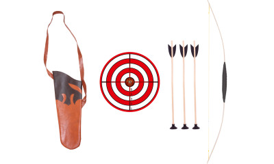 Set - childrens bow 80 cm with classic target