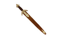 Roman Sword with dark wooden sheath