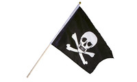 Pirate flag small bicoloured